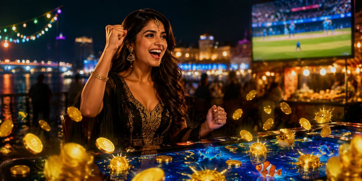 Thrilling IPL cricket match at night stadium